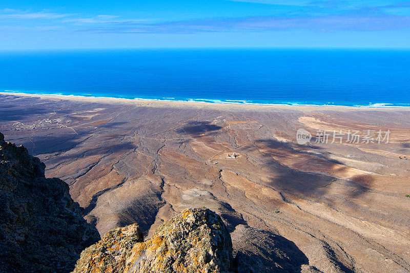 来自la Degollada de Cofete的Cofete, Fuerteventura